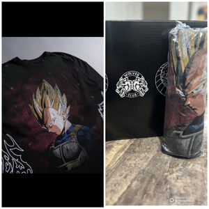 DARC SPORT DRAGON BALL Z (DBZ) - (L) - VEGETA ENERGY SHIRT